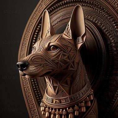 3D model Pharaoh s dog (STL)